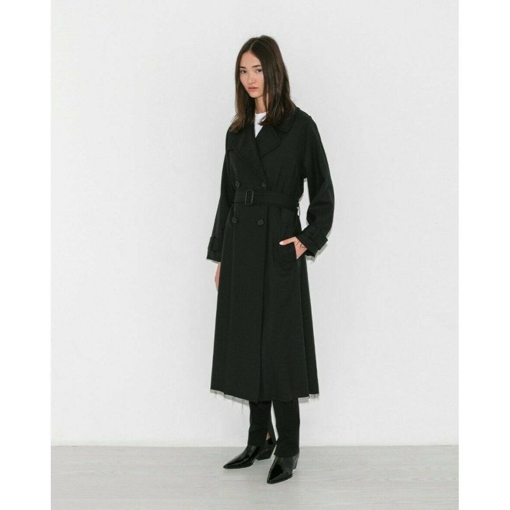 Nili Lotan Womens Matland Black Long Sleeve Double